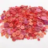 Cores especiais botões mistos jardim de infância botões artesanais diy criativo colar botões de pintura botões de Natal