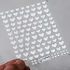 Pegatinas para Uñas con Lazo de Encaje Tensor Ts3507 Serie Dulce y Versátil con Patrón de Corazón y Estrella