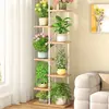Rack de flores Sala de estar Varanda de chão Rack de armazenamento de flores 2024 Novo suporte para vasos de flores Planta de ferro carnudo multicamadas