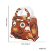 Bolsa de Dulces de Tela No Tejida Estéreo de Halloween Accesorios de Decoración para Fiestas de Halloween Infantiles Bolso con Estampado de Araña y Calabaza