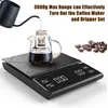 Balanza Electrónica para Café Preparado a Mano 0.1g Multifunción Temporizador Horneado Balanza Electrónica Fabricante Más Vendido Entrega Directa desde Stock