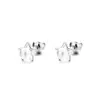 Pendientes de botón de hilo de perla estrella para mujer Plata de ley 925 estilo coreano temperamento personalizado con cuentas para el lóbulo de la oreja joyería de oreja de alta calidad