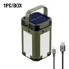 Luz LED Multifuncional para Camping ao Ar Livre com Função de Saída, Design Dobrável de Quatro Folhas e Iluminação de Ambiente para Camping movida a Energia Solar