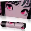Mouse Pad Grande Mais Vendido Transfronteiriço com Ilustrações de Jogos, Design Espessado com Borda Travada, Mouse Pad Antiderrapante para Desktop para Estudo e Jogos