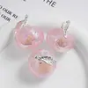 Frasco de Óleo Essencial de Perfume com Contas Laranja Pequeno Pingente DIY Frasco de Óleo Essencial Pingente de Colar de Contas Esfera Acessórios Pingente de Corrente para Pendurar Aromaterapia