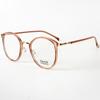 Estilo coreano TR90 moldura oval filme de blush anti-luz azul óculos lisos ins personalidade moldura de óculos lisos moldura de óculos de miopia