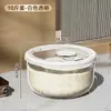 En stock, entrega rápida: Cubo sellado para arroz doméstico, a prueba de insectos y humedad, gran capacidad, material de grado alimenticio, cubo de almacenamiento de granos
