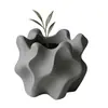 Macetas Irregulares Impresas en 3D Transfronterizas, Jarrones de Forma Especial en Espiral, Contenedores Hidropónicos para Flores de Sala de Estar en Casa, Decoraciones de Escritorio