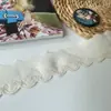 13cm Algodão Bordado Renda Acessórios Barra de Saia Punhos Algodão Lo Guarda-chuva Artesanal Material DIY Atacado