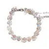 Pulsera de Perla con Circonita Microincrustada Estilo Francés para Mujer, Moderna y Elegante, Sensación de Alta Gama, Joyería Personalizada Exquisita de Nicho al por Mayor