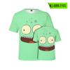 SOLAR OPPOSITES refugiados alienígenas nuevo verano impresión a color 3D secado rápido transpirable camiseta de manga corta para adulto