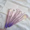 Cangzhou Conjunto de Pincéis de Maquiagem Conjunto Super Macio Pincel para Sombra Pincel para Pó Solto Pincel para Sombrear o Nariz Conjunto Completo para Iniciantes de Pincéis Portátil