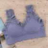 Exclusivo transfronterizo para tubo de pecho sexy de encaje de girasol envuelto sin aro de acero recogido anti-caída ropa interior anti-luz para mujer