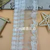 Venta Directa de Fábrica Encaje para Cortinas, Encaje Plisado de Gasa Perlada, Accesorios de Ribete de Encaje, Accesorios para Vestidos de Novia
