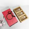 Polvo de Esporas de Ganoderma Empaque Caja de Regalo Especial Caja de Regalo para Productos Secos Caja Vacía Caja Roja para Material Medicinal Cartón para Material Medicinal