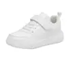 Zapatos para Niños Tenis Blancos para Niños 2026 Primavera y Otoño Niños Medianos y Grandes Zapatos de Tabla Blancos Zapatos Deportivos Estilo Campus para Niños Resistentes al Desgaste Antideslizantes