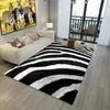 Alfombra Lavable de Cachemir Sintético Hecha a Medida por el Fabricante, Alfombra de Sala de Estar Transfronteriza con Estampado de Animales Sintéticos, Alfombra de Cobertura Total para Área Grande