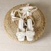 [En Stock] Bailarinas Francesas de Tira, Tacones Gruesos de Ballet, Tacones Altos de Estilo Niche Lolita, Estilo Hada