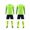 Nuevo traje de fútbol de manga larga de secado rápido transfronterizo, camiseta de fútbol de competición para entrenamiento deportivo al aire libre de secado rápido que absorbe el sudor