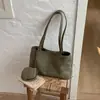 Bolsa Feminina Fosca Nova Outono/Inverno 2026 Bolsa Tote Vintage Mãe e Filho Bolsa de Ombro Único Transversal Bolsa de Mão para o Trabalho Bolsa de Grande Capacidade