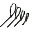 Fabricante de Bridas de Nylon al por Mayor Brida de Cable con Hebilla Viva 7.6*300 Negra Brida de Cable Liberable