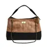 Bolsa de Ombro Suede Retro de Luxo para Mulheres Verão 2025 Nova Bolsa Tote Casual de Grande Capacidade para Trabalho e Deslocamento