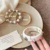 Un conjunto de Fengshen ~ Pulsera ancha dorada vintage para mujer, multicapa apilada, estilo vacación en la playa, pulsera, brazalete, accesorios de mano