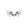 Pegatinas de Tatuaje Herbales Semipermanentes Alas Oscuras de Diablo Impermeables y de Larga Duración Pegatinas de Tatuaje Personalizadas para Hombres y Mujeres