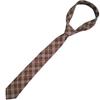 Corbata de tela mixta, pajarita, pajarita, corbata de mano, corbata libre, uniforme para hombres y mujeres, traje a cuadros JK