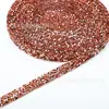 Cinturón de taladro de resina de color de 1 cm, adhesivo termofusible, taladro largo para bricolaje, bolsa de zapatos, barra de cristal, taladro, cadena, accesorios de ropa