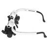 Gafas con luz LED montadas en la cabeza lupa Jade micro-tallado 4 grupos lentes reemplazables HD alta potencia reparación de reloj de teléfono móvil