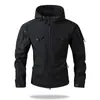 Chaqueta Funcional Comandante de Talla Transfronteriza para Hombre Chaqueta Soft Shell Táctica Cálida Más Terciopelo Impermeable Sensación de Ataque Fuerte