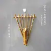 Decoraciones colgantes creativas para jardín de infantes, recogedor de bambú, cesta de pescado de bambú, sombrero de bambú, tamiz de bambú, jaula de cerdos, cortina de bambú, suministros de decoración ambiental, cadena de bambú