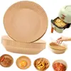 Fabricante de papel para freidora de aire Bandeja de papel desechable Plato de melamina Papel para panqueques empapado en aceite Plato de cena de plástico Papel para vaporizador Comida