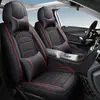 26 Nuevo Estilo Cabeza Dividida Piel Genuina Dibujos Animados 3D Transpirable Tridimensional Cobertura Total Cuatro Estaciones Universal Funda para Asiento de Coche Venta al por Mayor