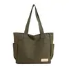 Bolsa de Lona de Gran Capacidad 2026 Verano Nuevo Versátil Moda Hombro Único Tendencia Viaje Cotidiano Retro Casual Bolsa de Mano