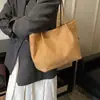 Comercio Exterior Estilo Europeo y Americano Mate Retro Gran Capacidad Bolso Tote Versátil de Gama Alta Nuevo Bolso de Hombro para Viajes de Negocios de Mujer