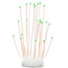 Cross-border Fish Tank Paisagem Silicone Plástico Soft Tubular Fluorescente Coral Water Grass False Water Grass Simulação de Cena Coral