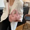 Bolsos de Mano de Alta Gama para Mujer 2025 Nuevo Bolso Cruzado Versátil de Moda Casual Estilo Coreano de Un Solo Hombro Bolso Boston