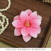 Cabeza de Flor de Magnolia Grande, Flor Artificial, Pasador Decorativo Hecho a Mano para DIY, Accesorios para Ramillete, Decoración de Pastel de Recuerdo