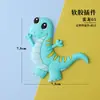 Decoração de bolo de dinossauro Tiranossauro Jurássico dinossauro pequeno decoração de bolo dragão de um homem plug-in