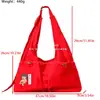 Bolsa Tote de Poliéster RPET Transfronteiriça Bolsa Dumpling de Poliéster RPET Bolsa de Ombro de Nylon Reciclado Fábrica Personalizada