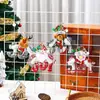 Colgantes de Tela Navideños, Muñecos Navideños, Colgantes Pequeños, Colgantes para Árbol de Navidad, Decoraciones, Colección de Colgantes Pequeños para Regalo