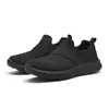 Tênis de Malha Masculino, Confortável e Leve com Tiras Elásticas, Sapatos Masculinos Respiráveis, Tênis Casuais Esportivos da Moda, Sapatos Femininos Slip-On