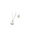 Estilo Ins Coreano Blogger Recomienda Joyería Simple Plata Esterlina S925 Collar de Concha Diseño Versátil de Alta Gama para Mujeres