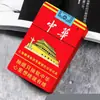 Estuche para Cigarrillos de Plástico a Prueba de Caídas con Diseño de Flor de Loto Portátil Creativo Más Vendido Estuche para Cigarrillos Impreso Siete Lobos Estuche para Cigarrillos a Prueba de Humedad Venta al por Mayor