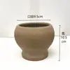 Maceta de Cerámica sin Esmalte Estilo Retro, Transpirable, Grande y Gruesa, Adecuada para Flores de Balcón, Plantas Verdes, Plantas de Interior como Árbol de Dinero, Maceta Pequeña