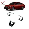 Adecuado para Toyota 23 Yaris Ativ Volante Modificado Tiras Brillantes Decorativas Vios Parche de Botón Especial