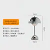 Lámpara de hongo LED transfronteriza, lámpara de mesa de capullo electrochapado, lámpara de mesa decorativa recargable con control táctil estilo nórdico para el hogar, dormitorio, estudio