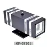 Lámpara de pared de inducción lámpara de jardín exterior control de luz doble cabezal luz hacia arriba y hacia abajo moderno simple calibre americano E26E27 tubo cuadrado de aluminio